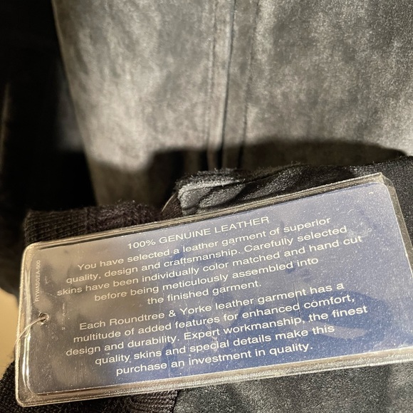 ❤️…. New with tag black suede leather jacket - Picture 3 of 8